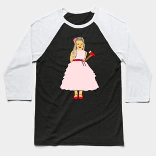 Little Miss Fireaxe Baseball T-Shirt